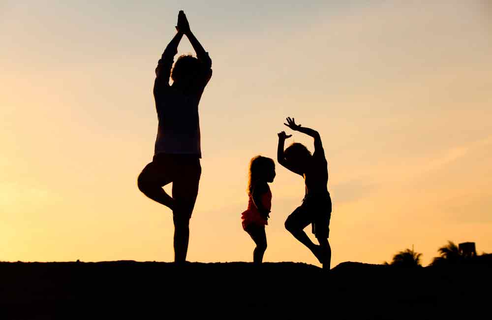 posturas de yoga para niños