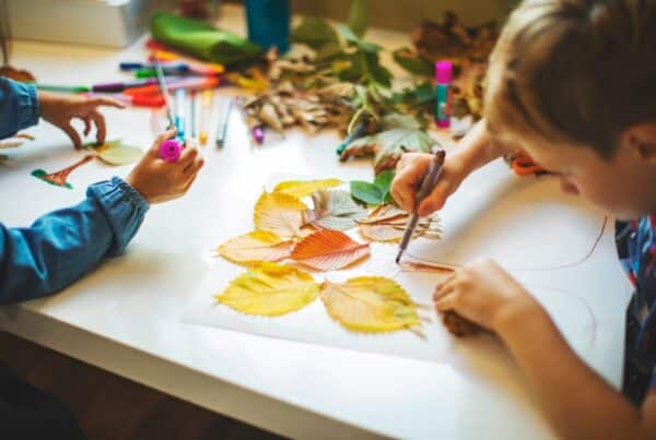 Manualidades de otoño para niños pequeños